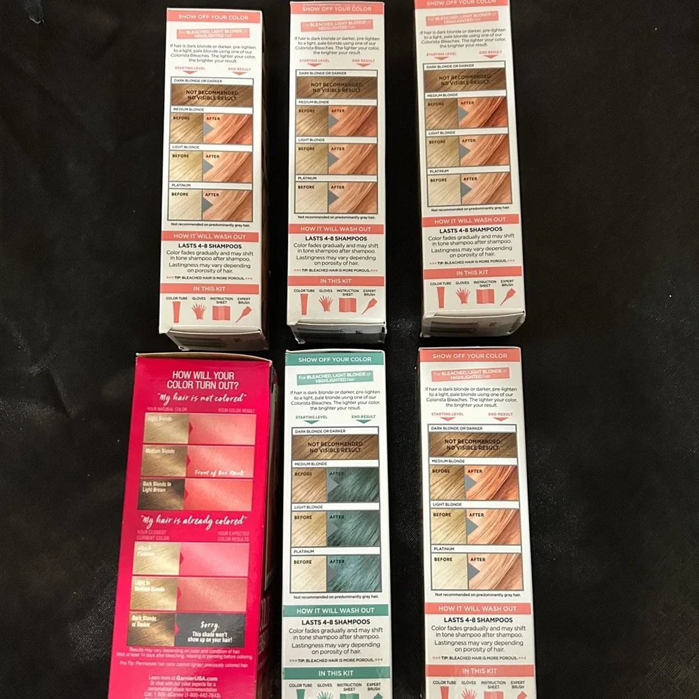 L'Oreal Colorista Semi-Permanent Hair Color - Peach and Aqua Collection